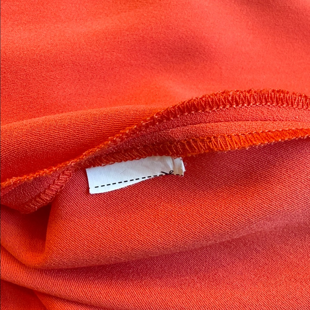 Zara Colorblock Shift Mini Dress Small Blush Pink Red Black Mod Short Sleeve - Picture 10 of 16